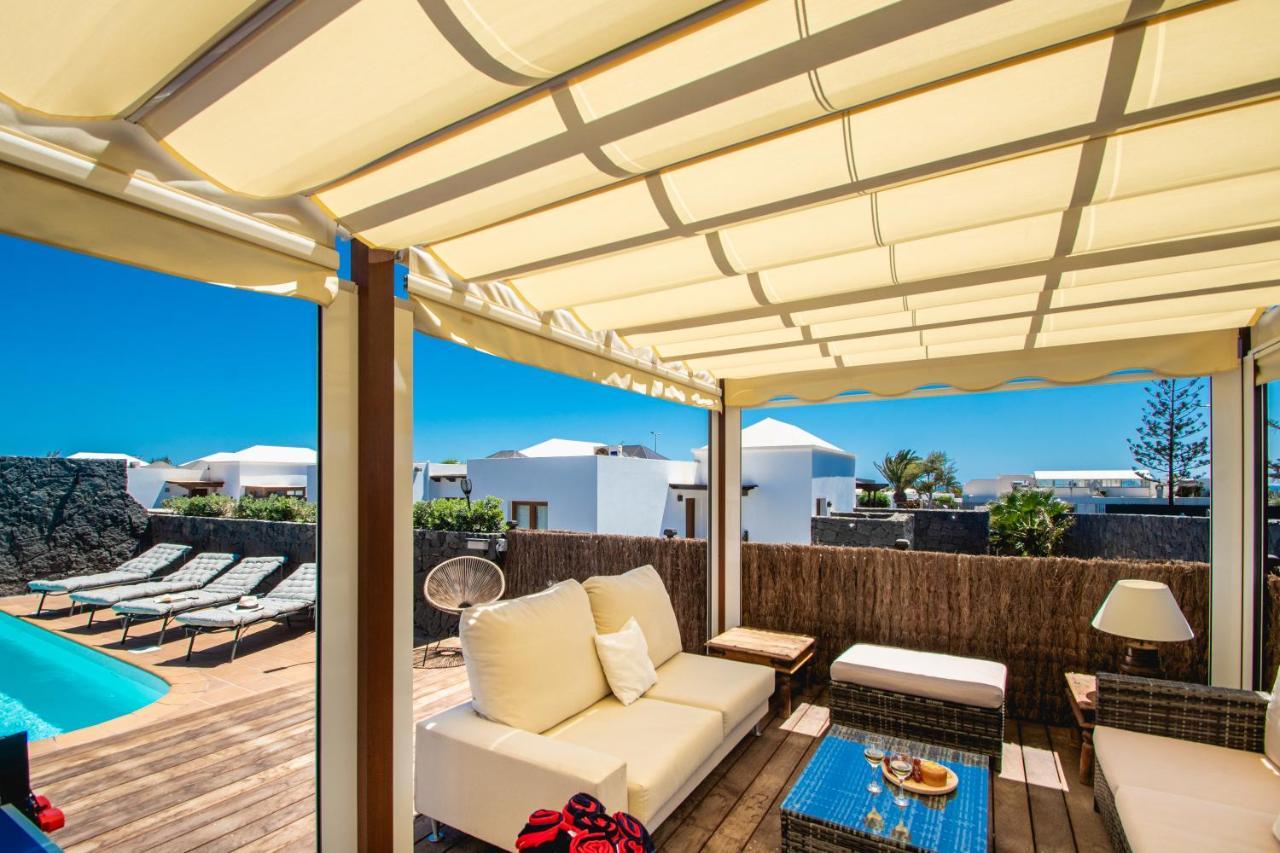 Villa Cavendish With Sea Views And Heatable Pool Close To Flamingo Beach Playa Blanca  Exterior photo